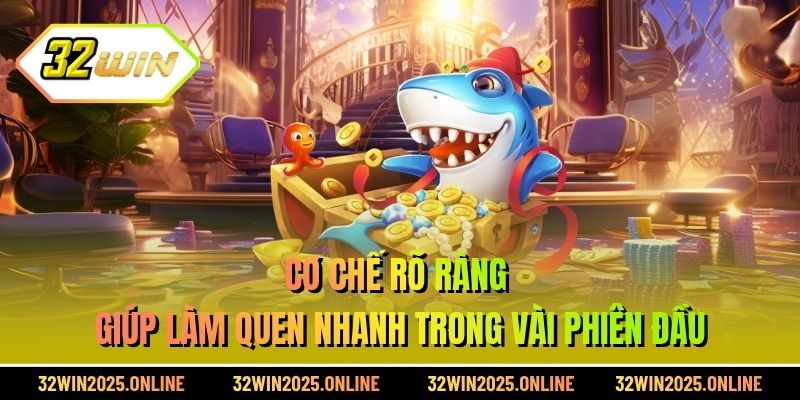 Cơ chế rõ ràng giúp làm quen nhanh trong vài phiên đầu